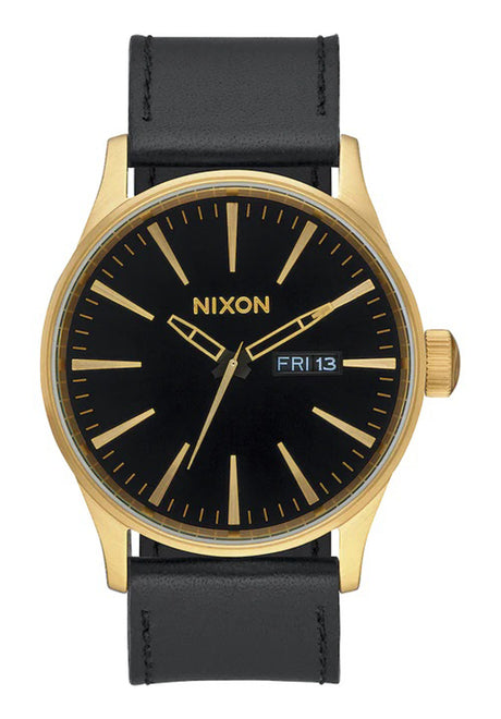 The Sentry Leather gold-black Vorderansicht
