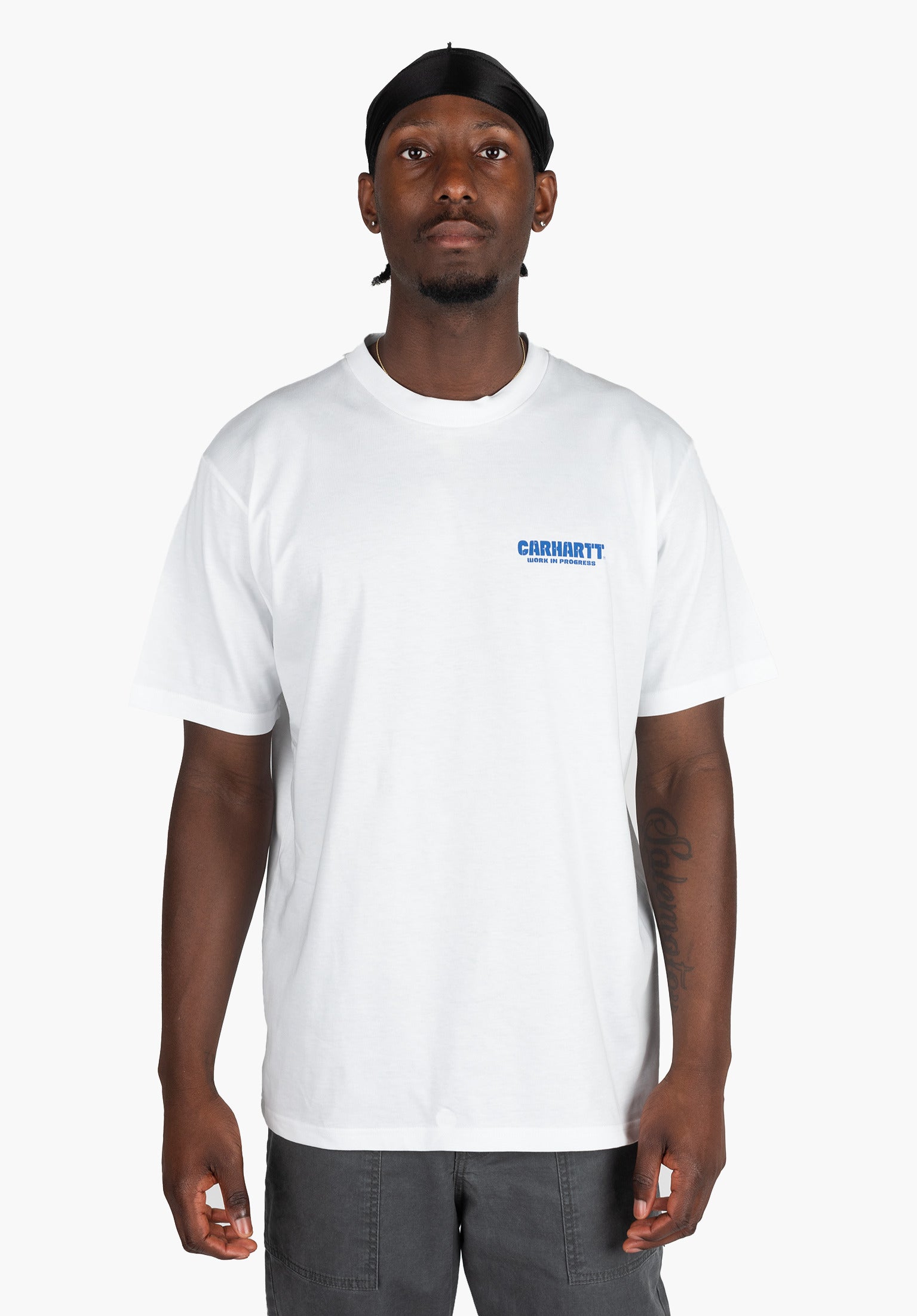 【関税込み】Carhartt Work In Progress ホワイト Ice Tシャツ Carhartt WIP - Logo T-Shirt - White – Xhibition
