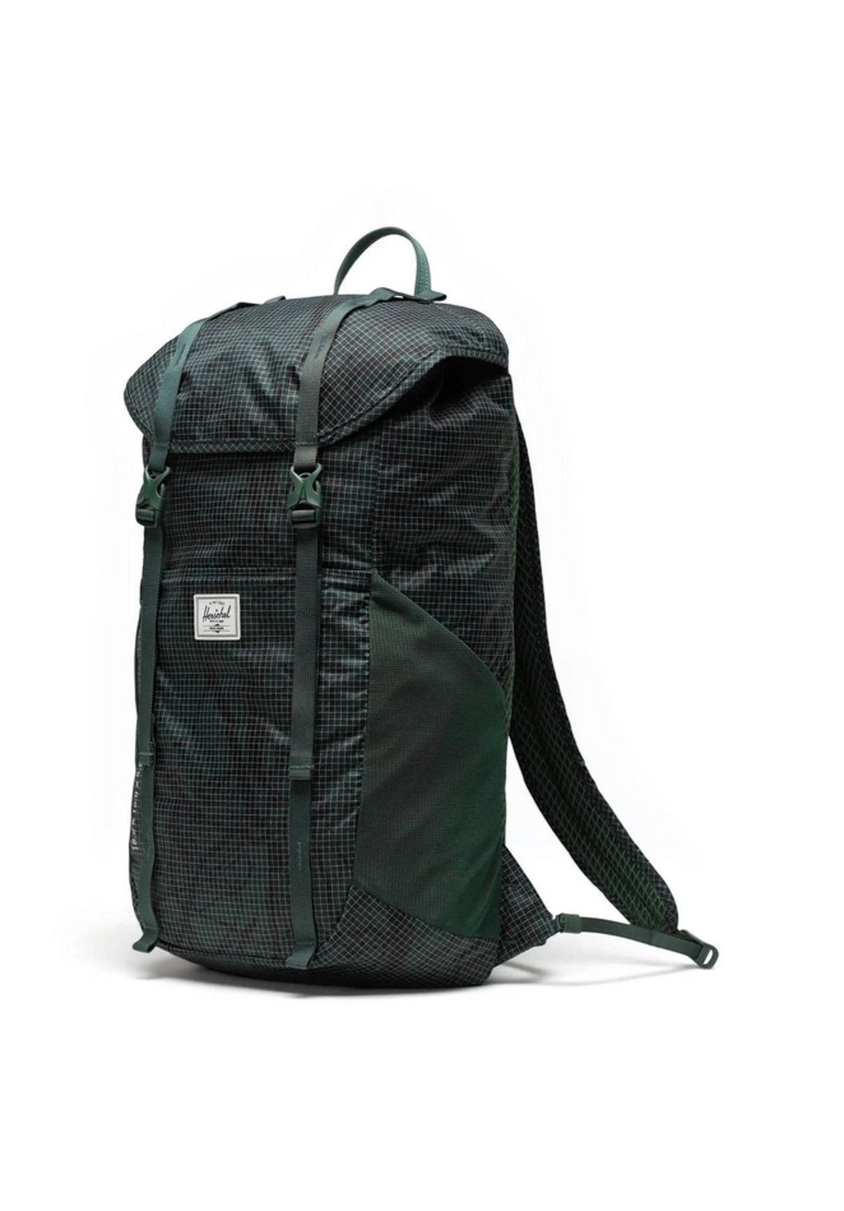 Ultralight Backpack 22 L pineneedle EQ camo Rueckenansicht