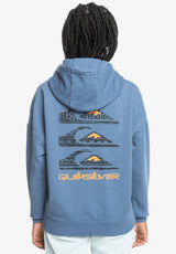 Uni Oversized Hoodie vintageindigo Vorderansicht