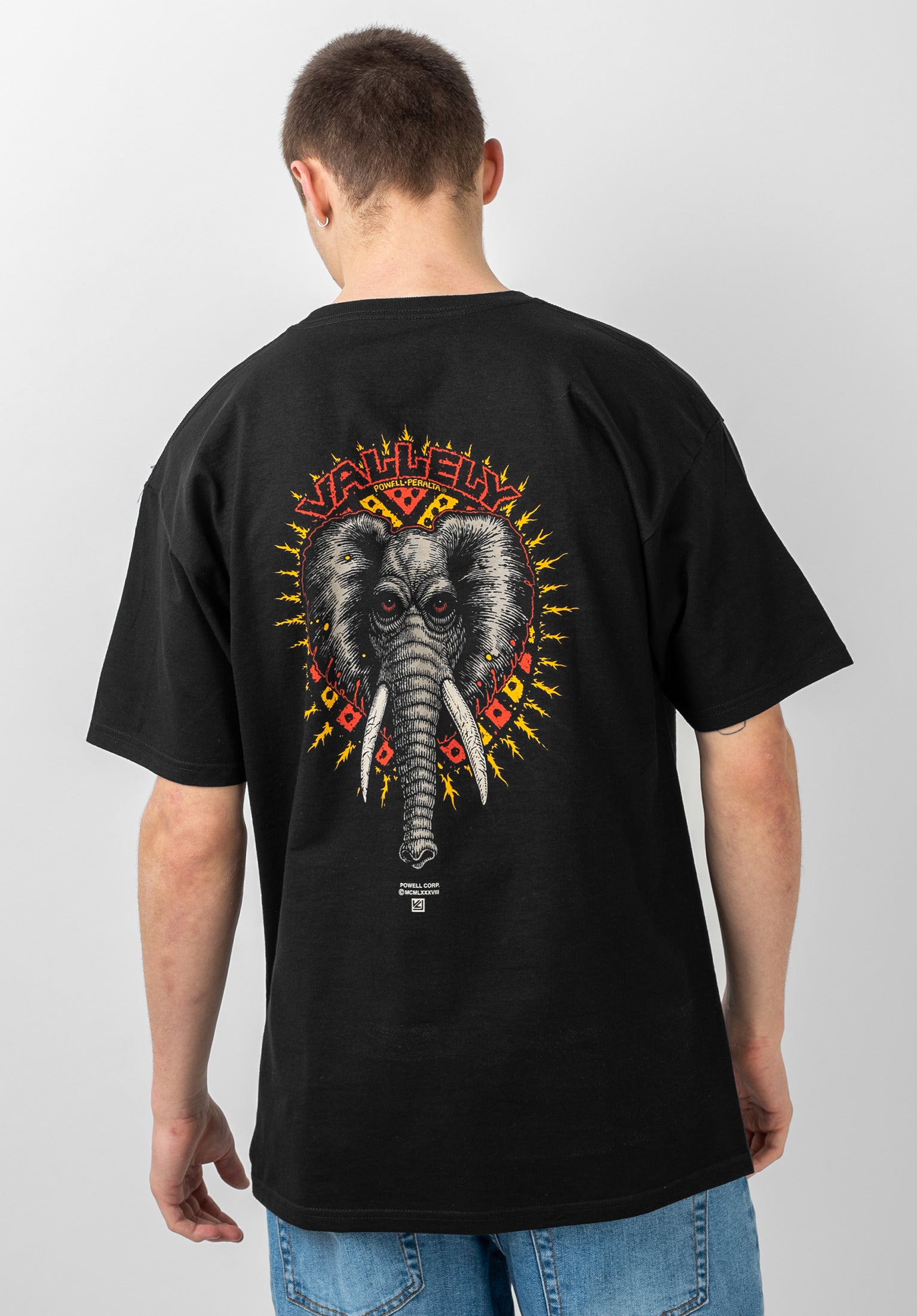 Vallely Elephant Powell-Peralta T-Shirt in black for men – TITUS