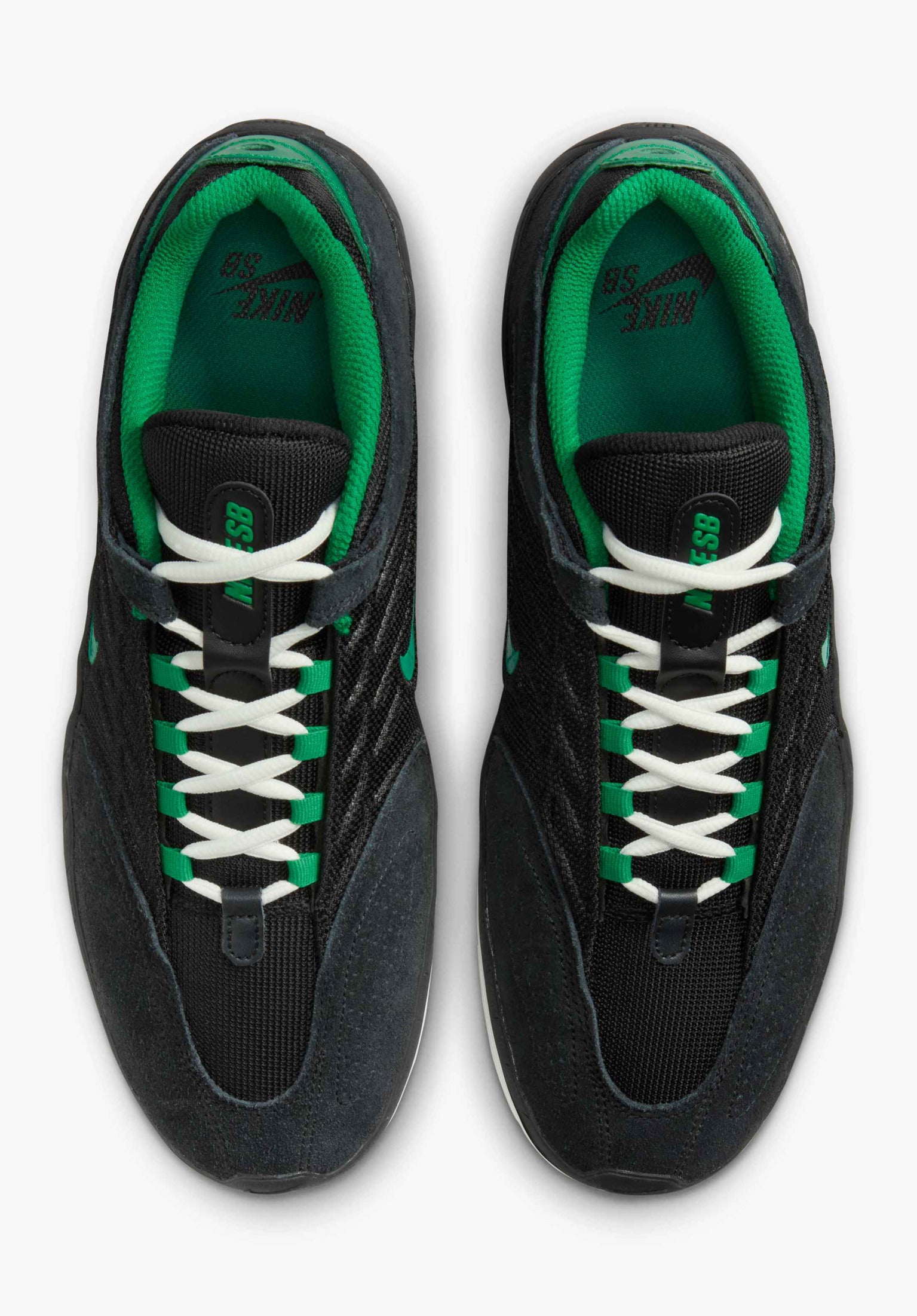 Vertebrae Nike SB Zapatillas para chicos en black-malachite-black