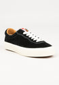 VM001 Suede Low black-white Vorderansicht
