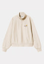 W' American Script High Neck moonbeam Vorderansicht