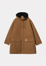 W' Clarton Parka hamiltonbrown-black Vorderansicht