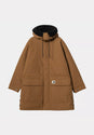 W' Clarton Parka hamiltonbrown-black Vorderansicht