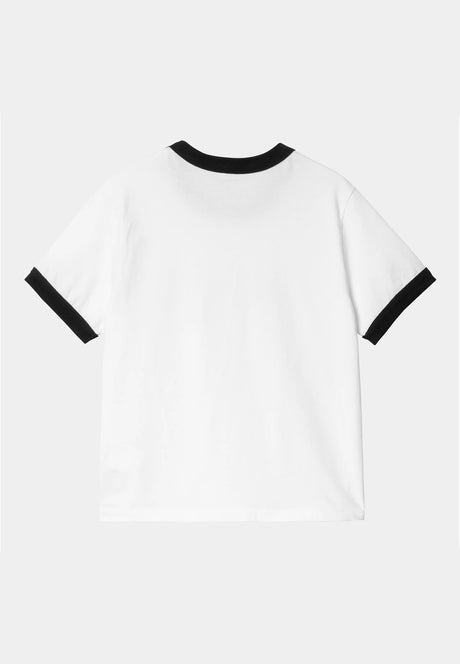 Carhartt WIP W' I'll Be There T-shirt whiteheavystonewash – Vue de dos