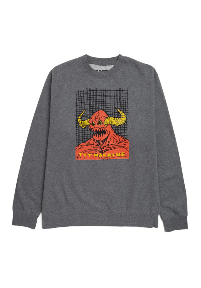 Welcome to Hell Monster heather-grey Vorderansicht