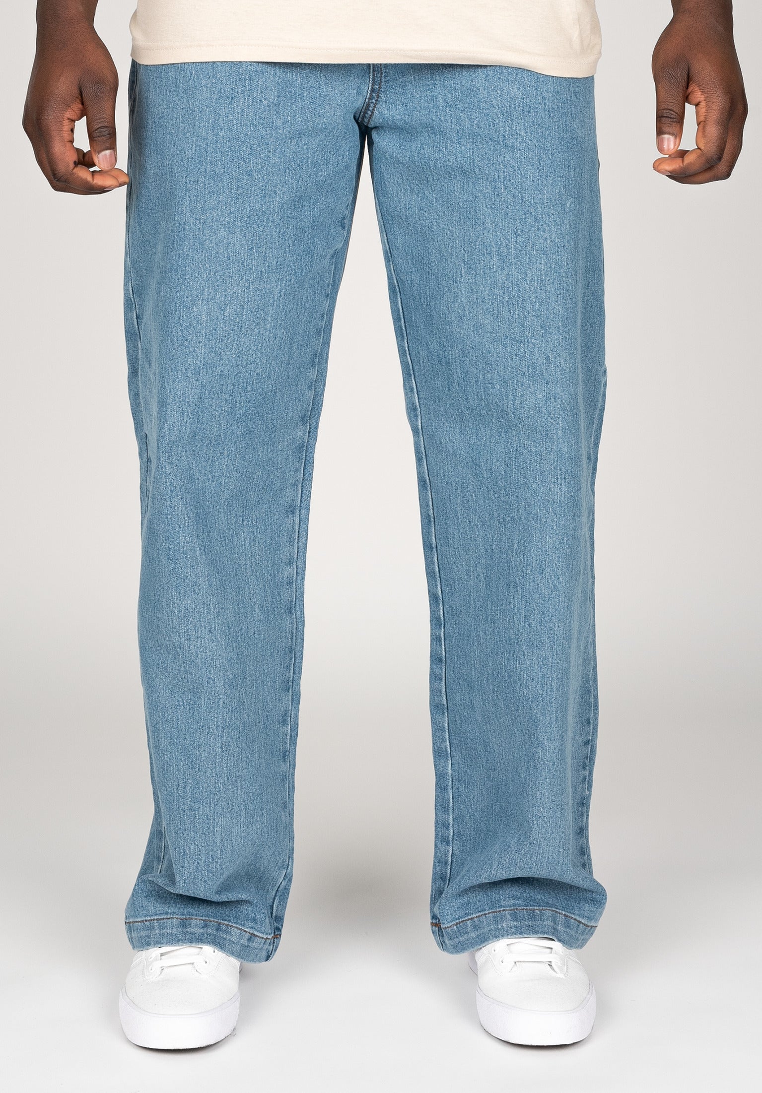 Wingville Loose Denim Dickies Jeans in lightwash for Men TITUS