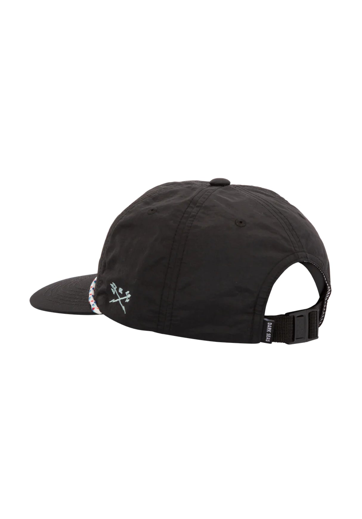 Wiseman 6-Panel Unstructured black Rueckenansicht