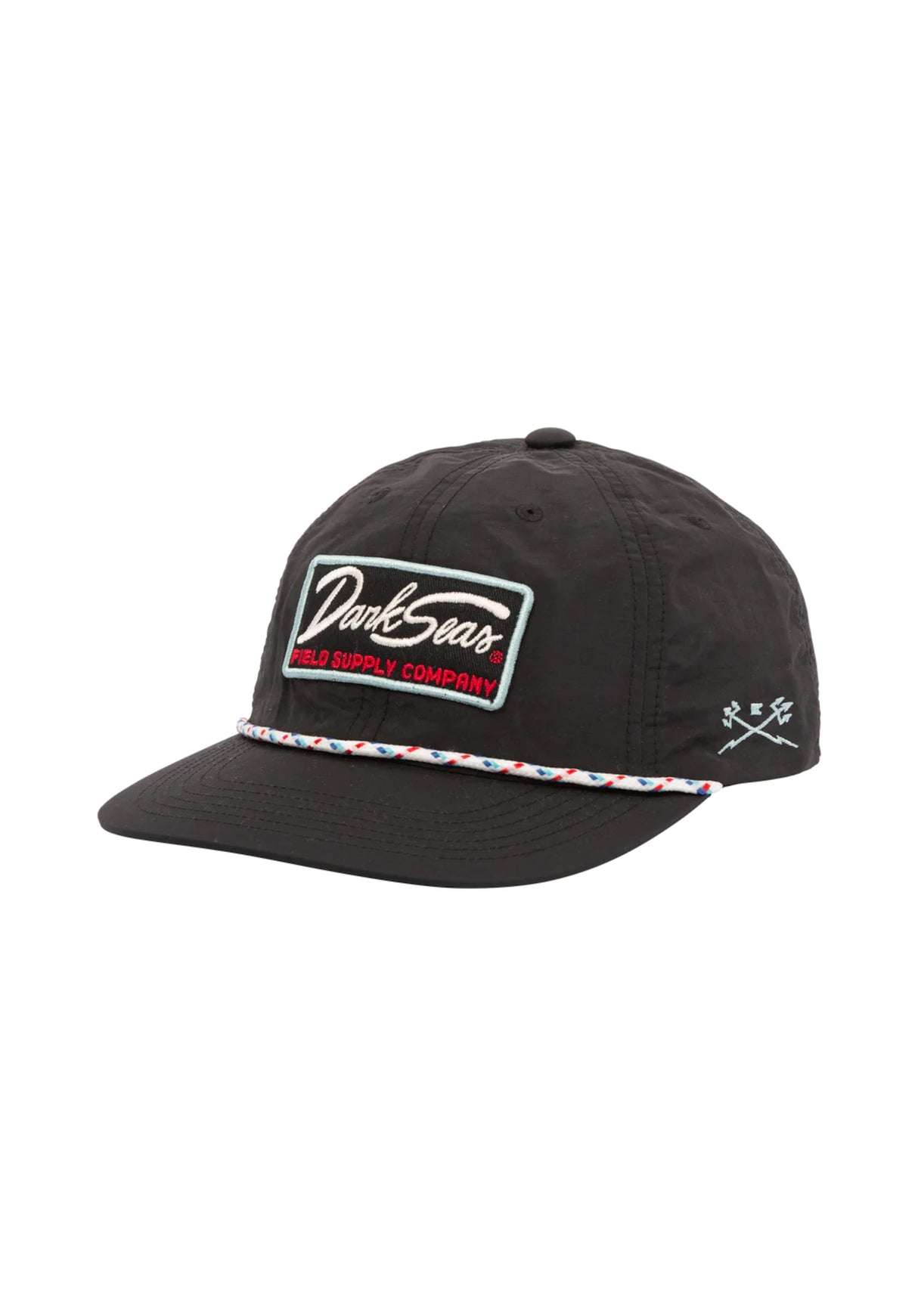 Wiseman 6-Panel Unstructured black Vorderansicht
