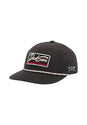 Wiseman 6-Panel Unstructured black Vorderansicht