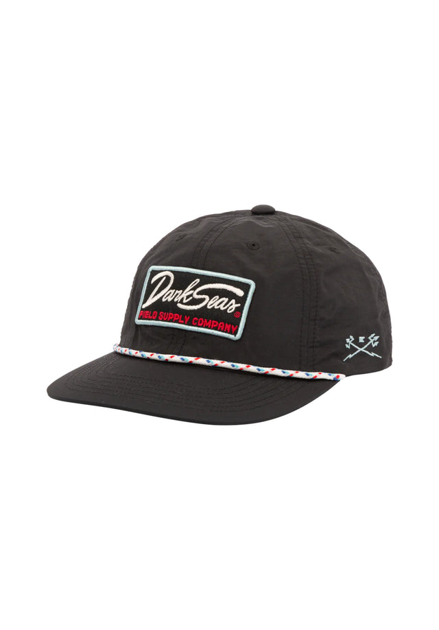Wiseman 6-Panel Unstructured black Vorderansicht