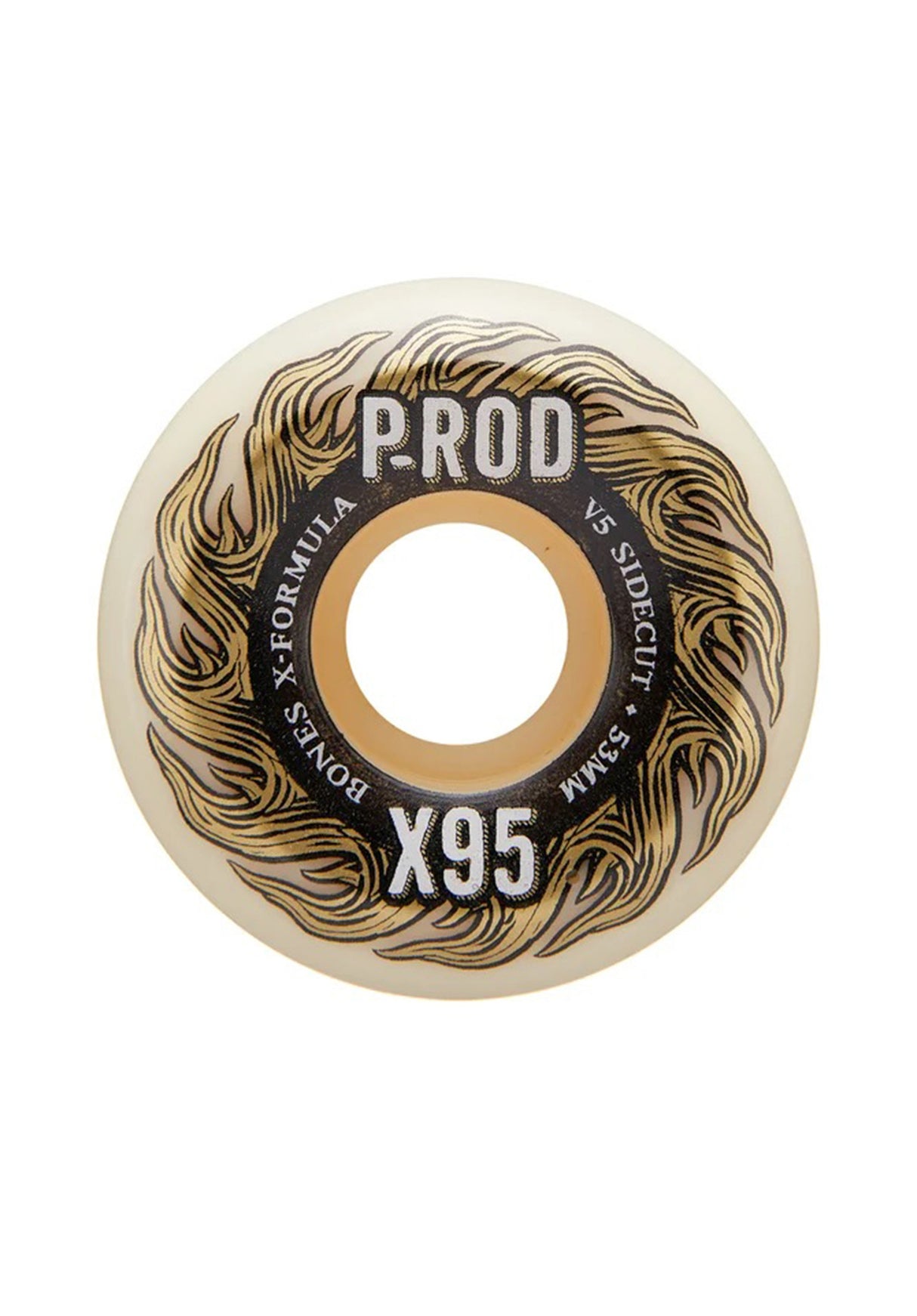 X-Formula 95A Paul Rodriguez P-Rod Pro V5 Sidecut white Vorderansicht