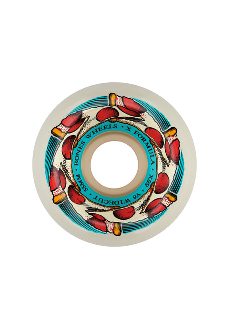 X-Formula 99A Deep Dish V6 Widecut white Vorderansicht