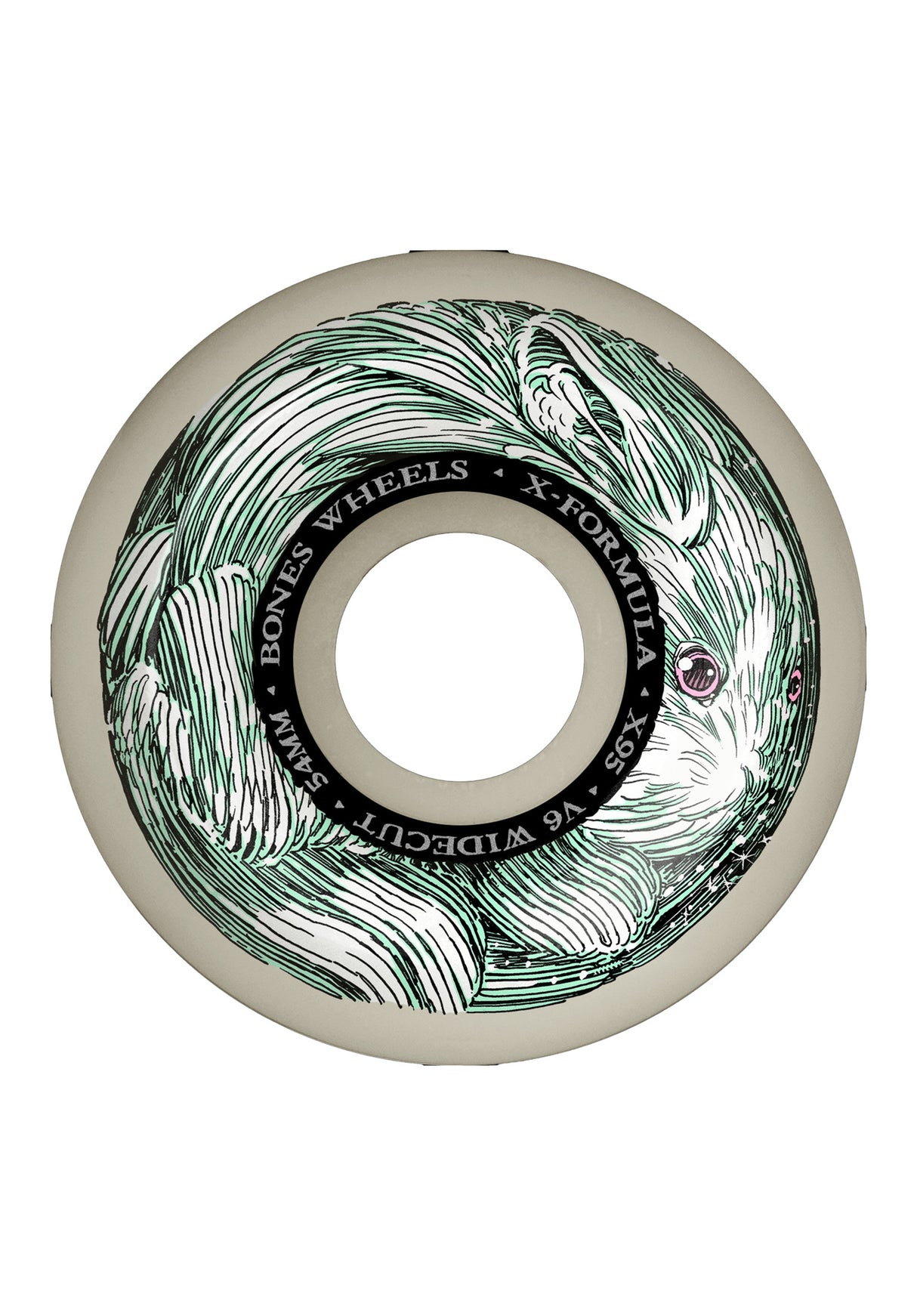 X-Formula Money Bunny 95A V6 Wide-Cut white Vorderansicht