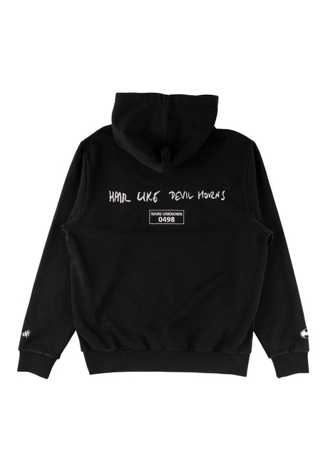 x Batman Devil Horns Pigment-Dyed black Rueckenansicht