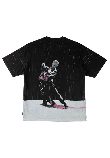 Welcome x Batman Rain Dance T-Shirt black – Back view
