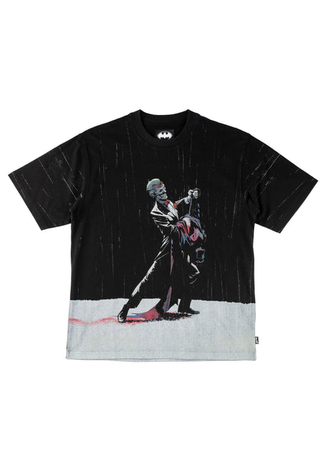 Welcome x Batman Rain Dance T-Shirt black – Front view