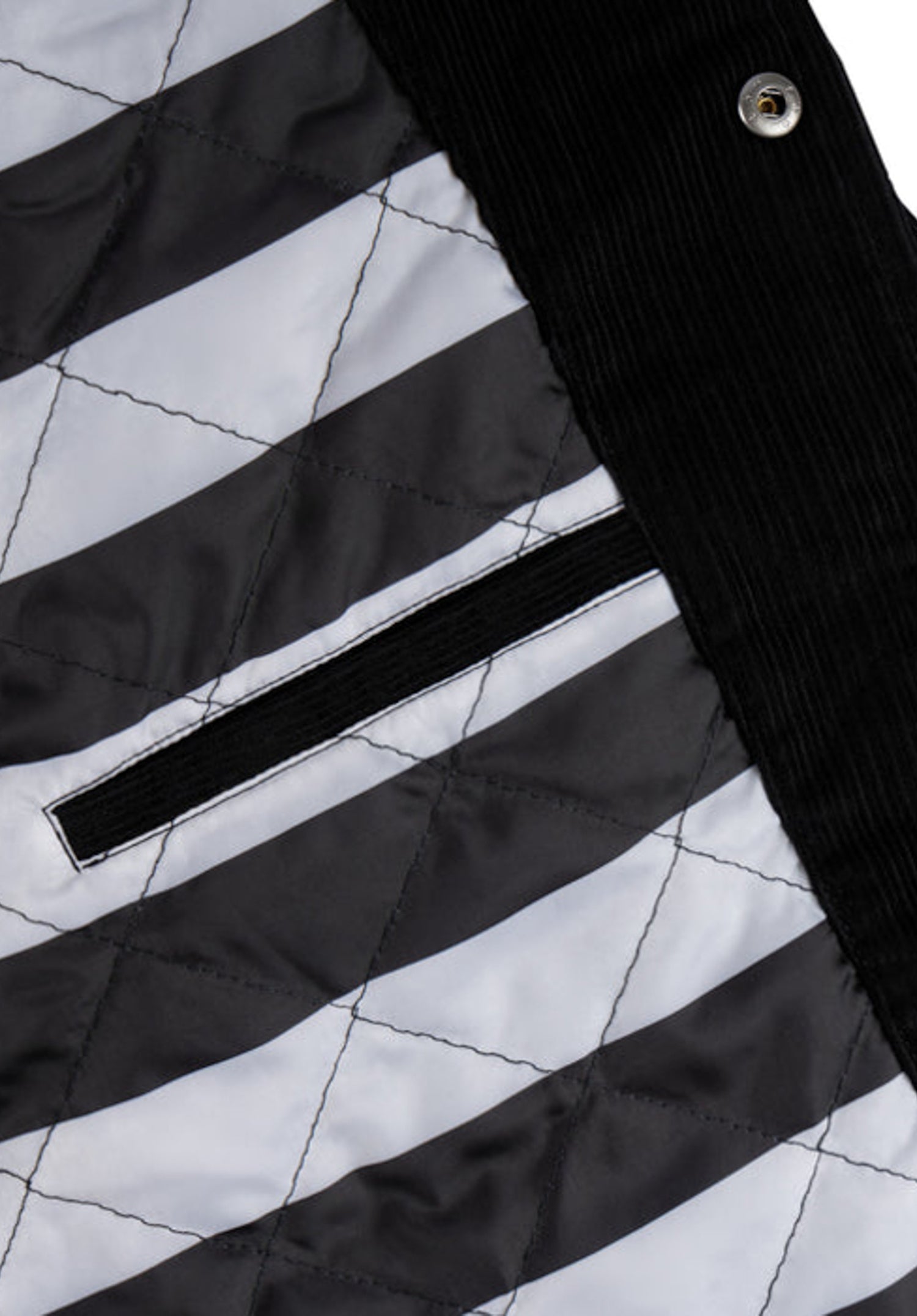 x Beetlejuice Sandworm Corduroy Coaches Jacket black Oberansicht Zoom Image