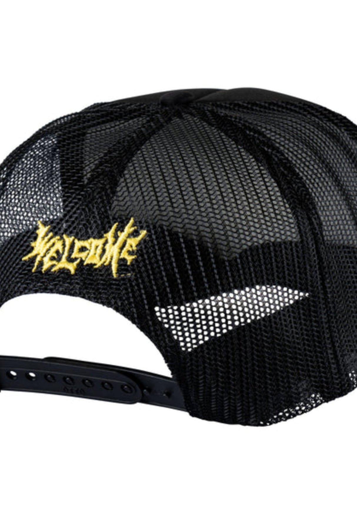 x Beetlejuice Three Times Foam Trucker Hat black Rueckenansicht