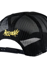 x Beetlejuice Three Times Foam Trucker Hat black Rueckenansicht