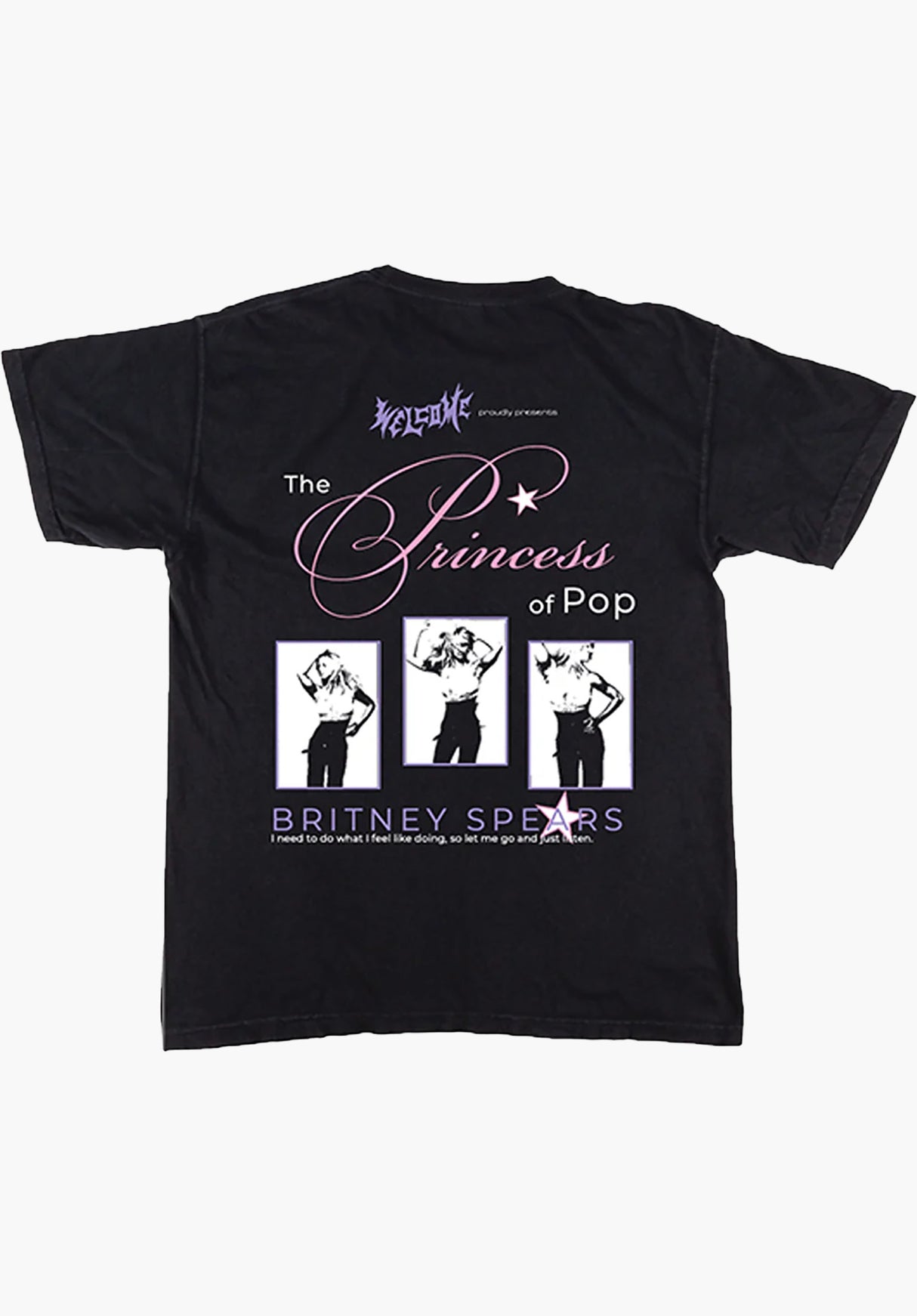 x Britney Spears Princess black Rueckenansicht