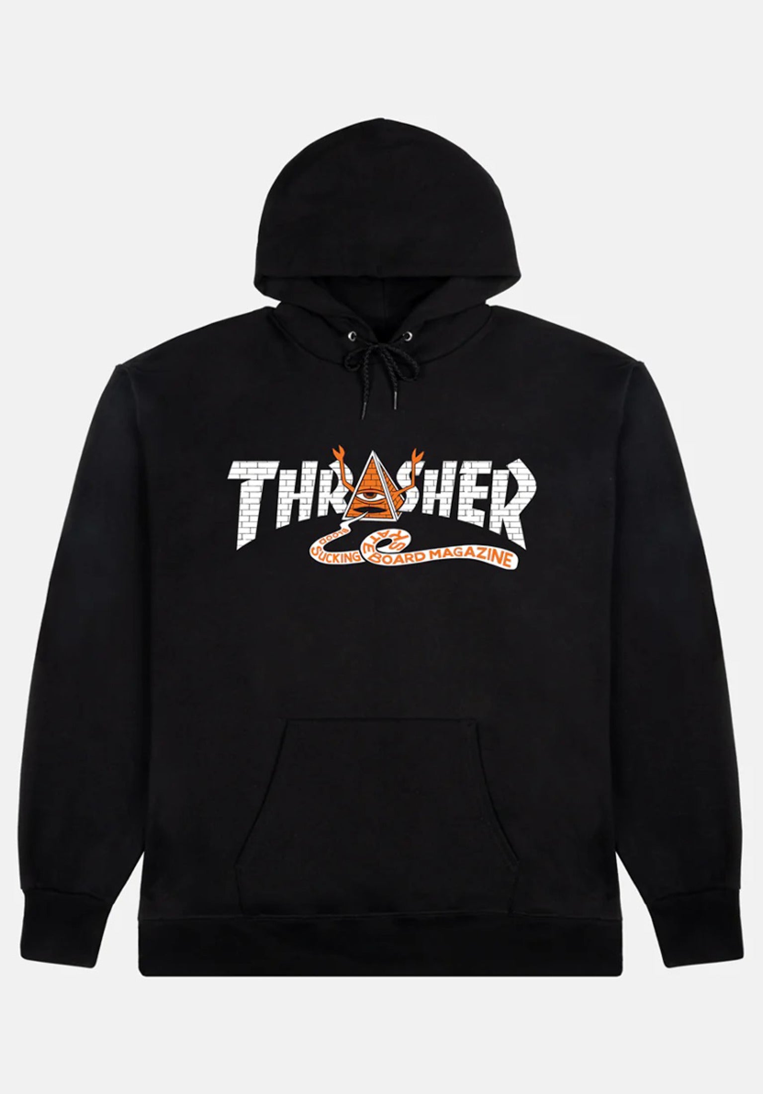 Shirt Hoodie Tuta Thrasher X Toy Machine Pyramid Thrasher Hoodie