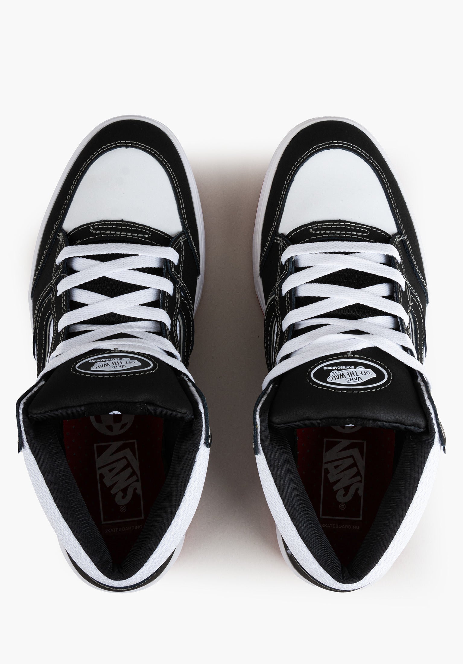 Zahba Mid Vans Mens Shoes in black-white-red for men – TITUS