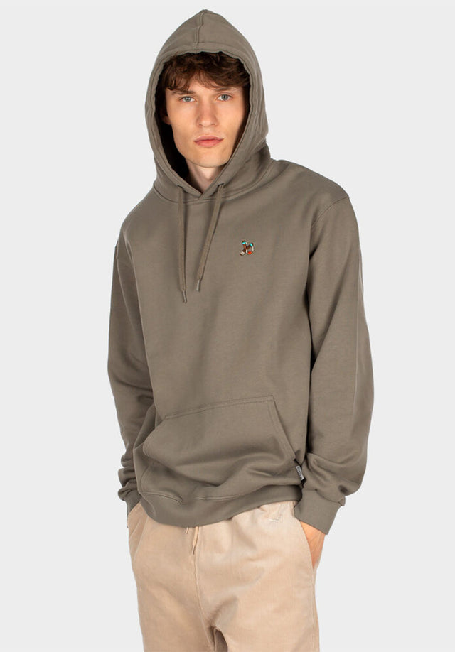Zwille Hoodie smokeyolive Vorderansicht