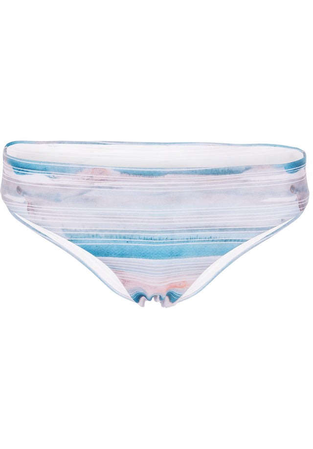 Washed Lines Full Bikini-Bottom mallardgreen Vorderansicht