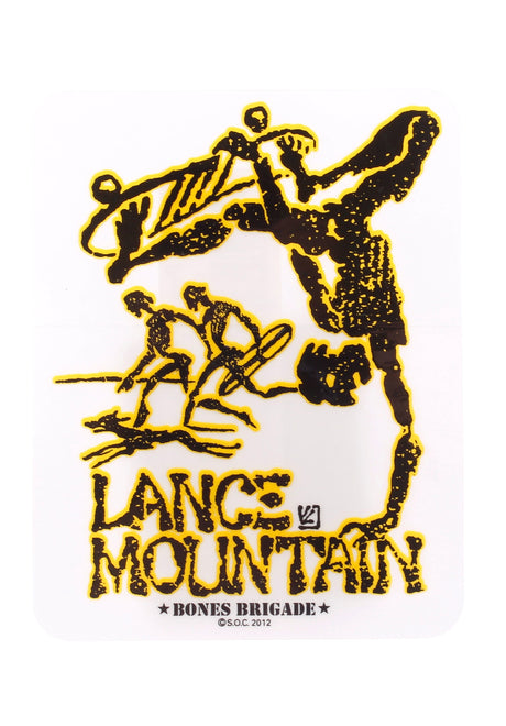 Lance Mountain Sticker clear Vorderansicht