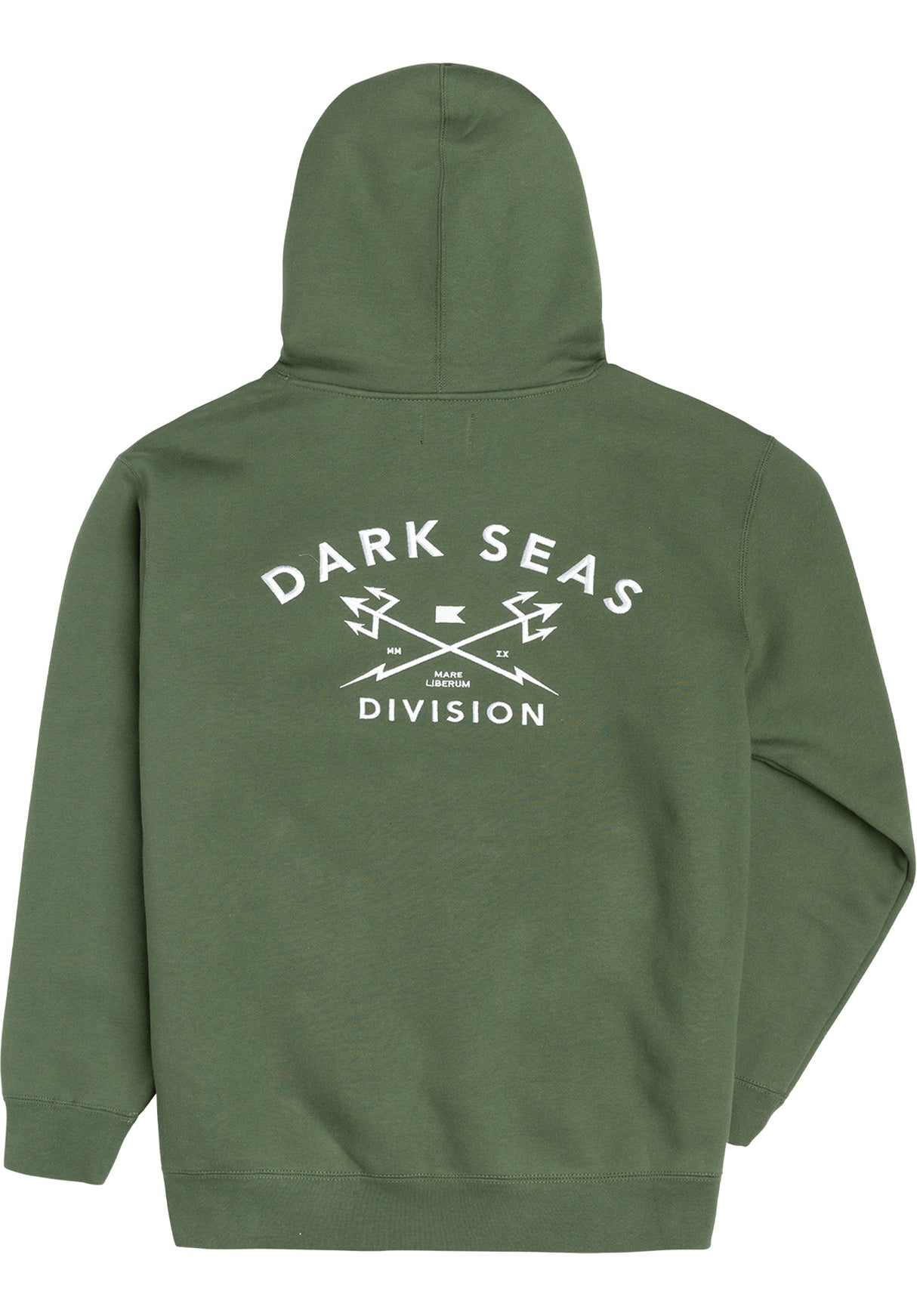 Headmaster Heavyweight Custom Fleece olive Rückenansicht