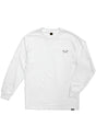 Go-To- Pigment Dyed Longsleeve white Vorderansicht