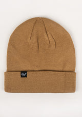 Beanie tanbrown Vorderansicht