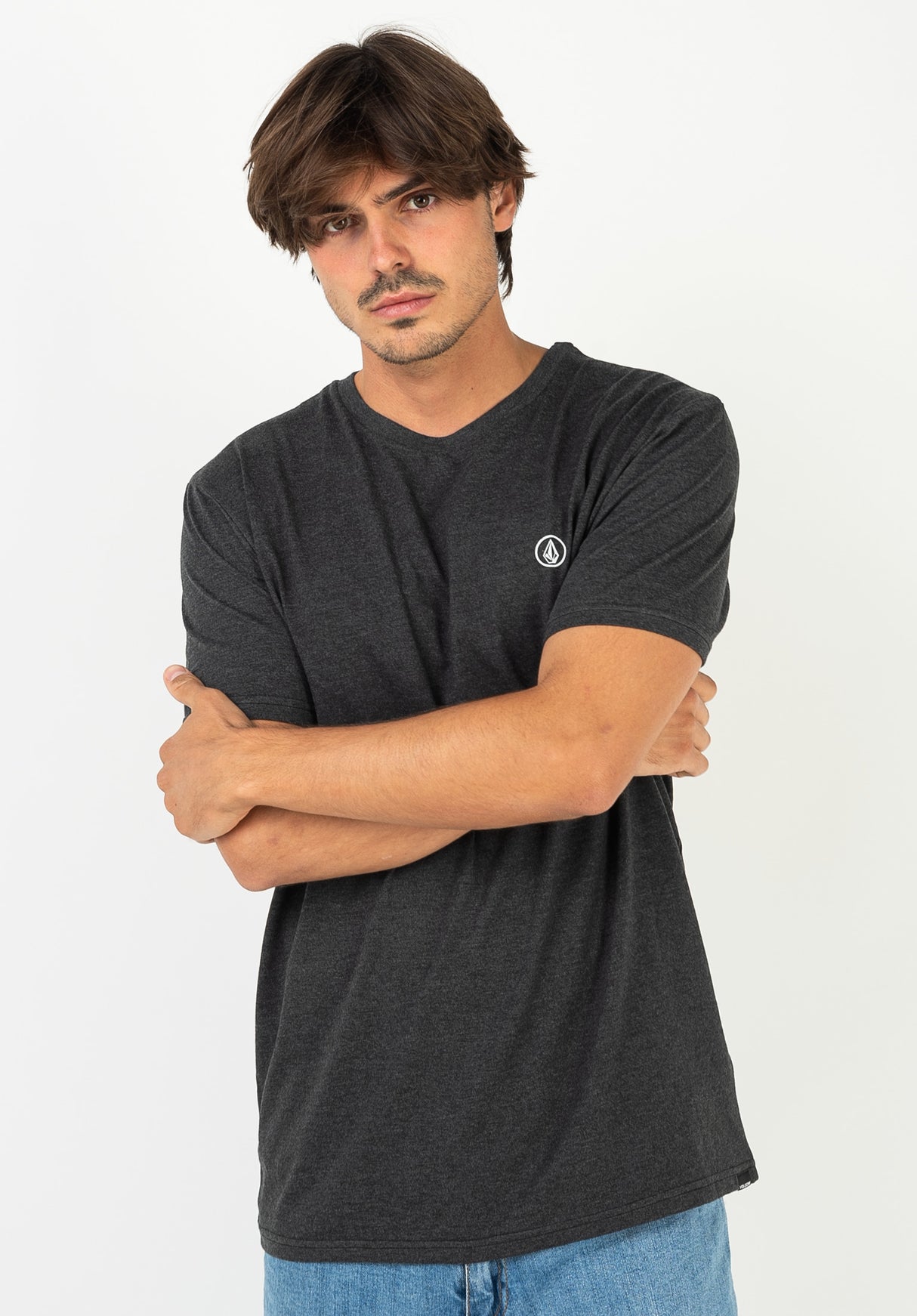 T-shirt à manches courtes Volcom Sure Thing Hth - Dark Slate T-shirt à manches courtes Volcom Sure Thing Hth - Dark Slate