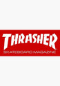 Skate Mag Medium Sticker red Vorderansicht