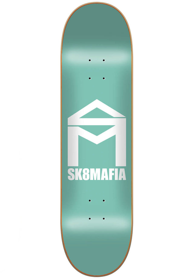 House Logo Fluor teal Vorderansicht
