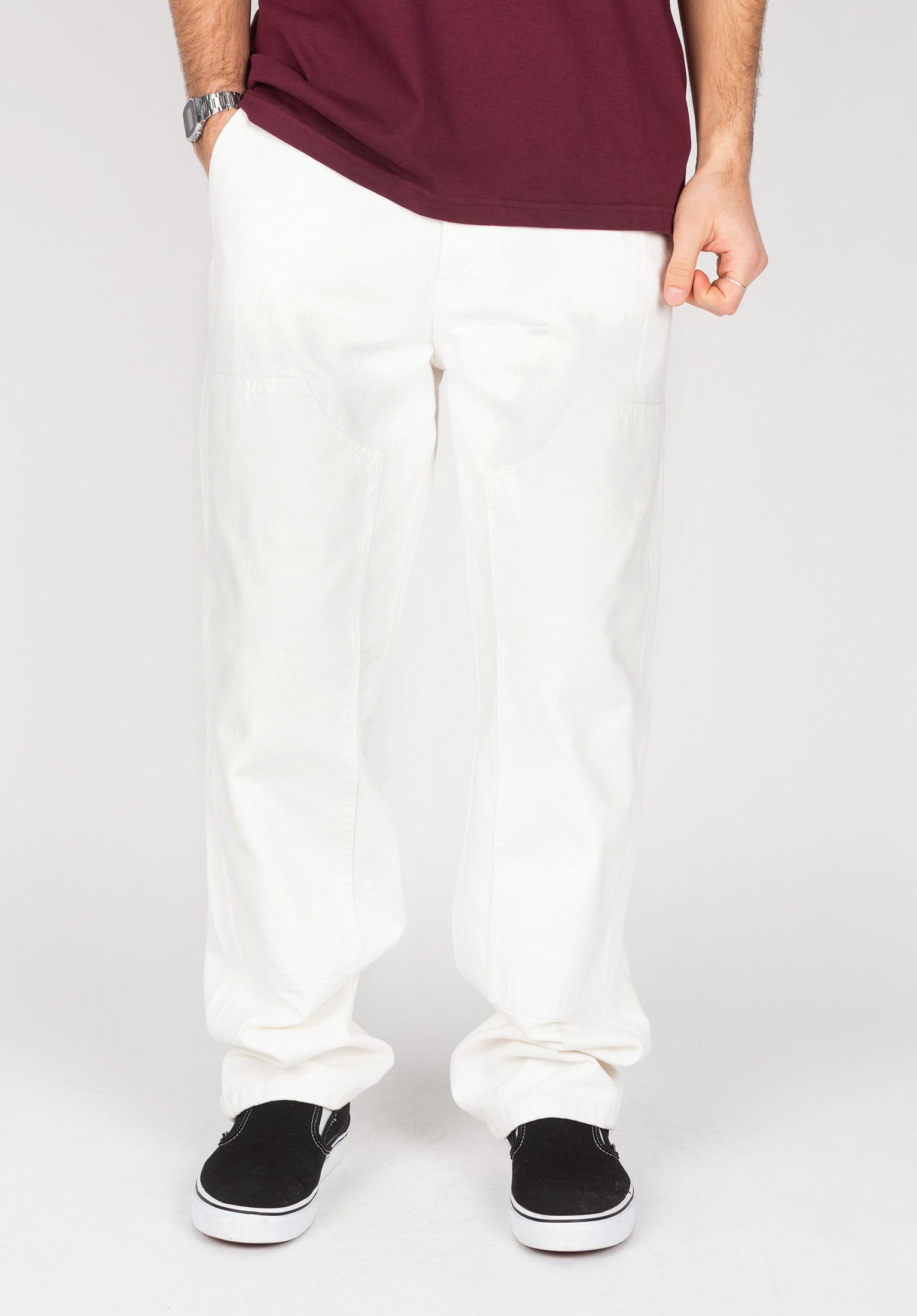 Dickies Men's Painters White Canvas Work Pants (32 X 32