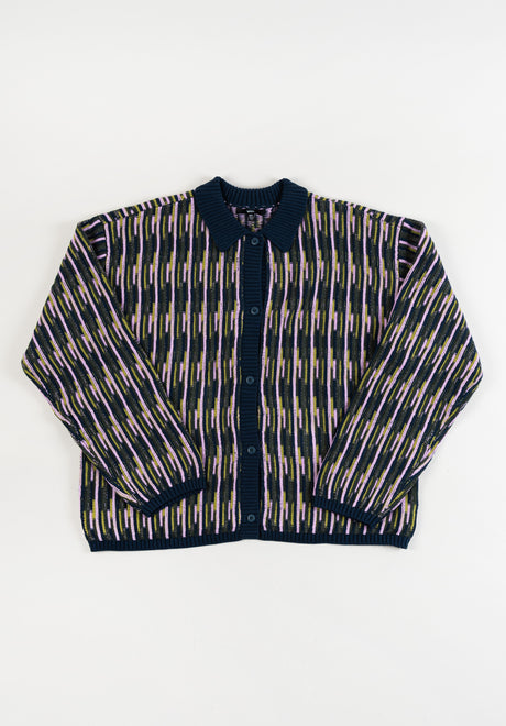 Alta Chunky Knit Cardigan dressblues Vorderansicht