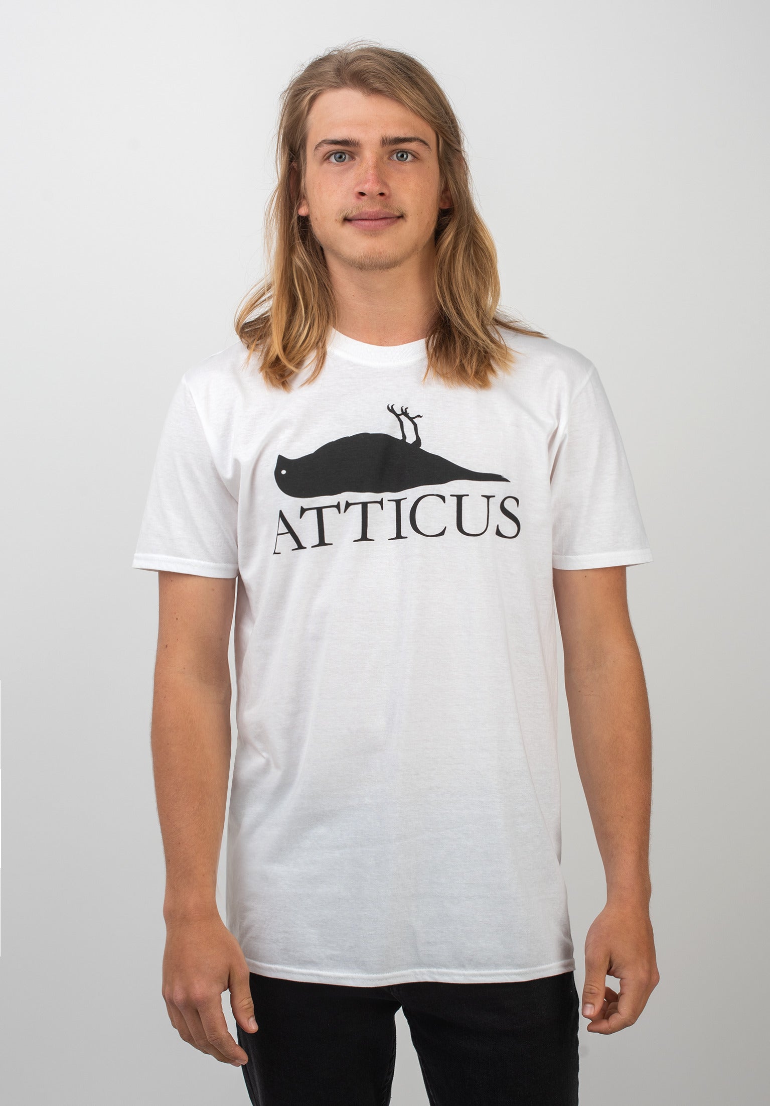 Brand Logo Atticus T-Shirt in white for Men – TITUS