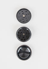 Spiro Pocket Metal 3 Parts Mini Grinder gunmetal Close-Up2
