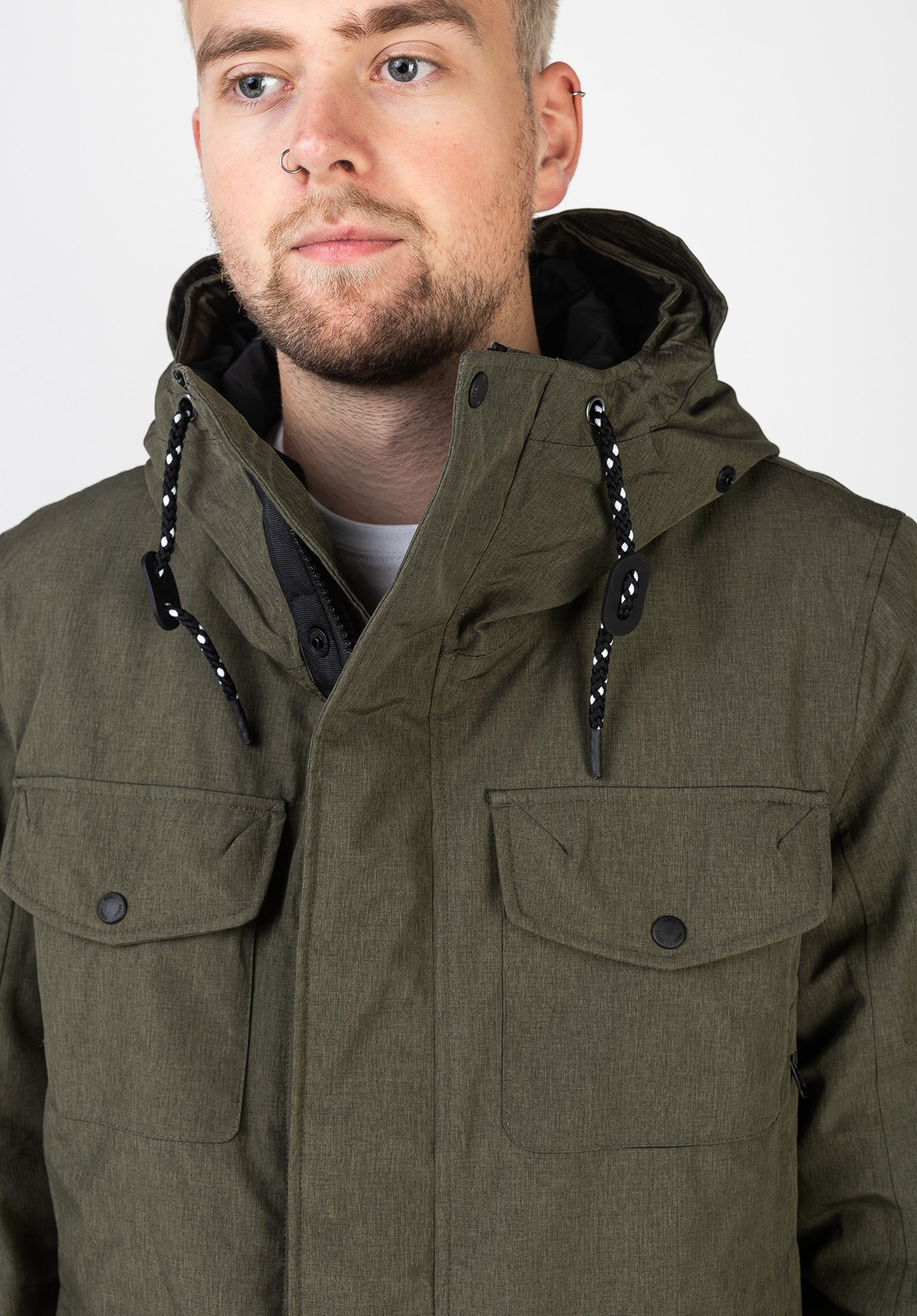 Field Jacket 2 Reell Winter Jackets in olivemelange for men – TITUS