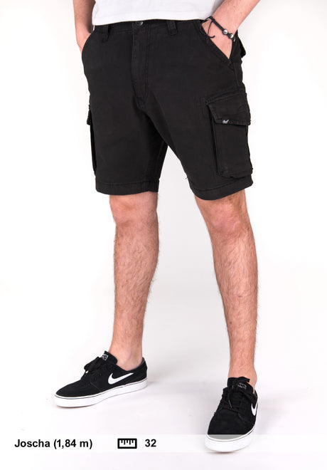 City Cargo Short black Vorderansicht