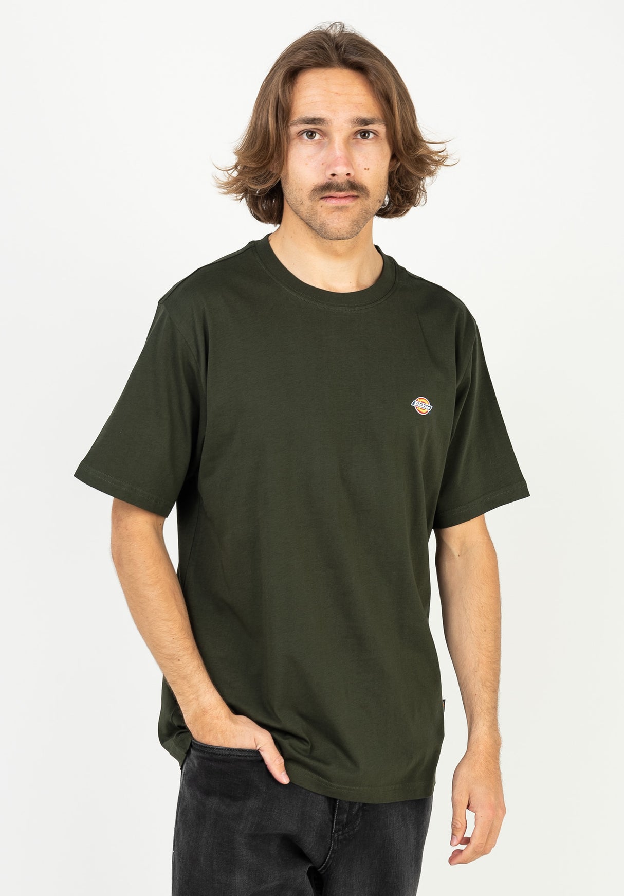 Mapleton Dickies T-Shirt in olive-green for Men – TITUS