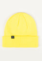 Beanie limeyellow Vorderansicht