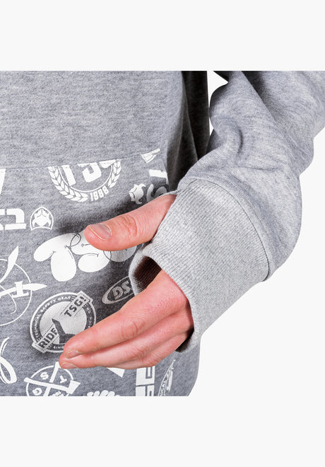 Sticky dark grey mel Seitenansicht