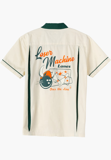 x Big Lebowski - Over the Line bone / green Rückenansicht
