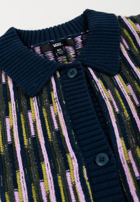 Alta Chunky Knit Cardigan dressblues Rückenansicht