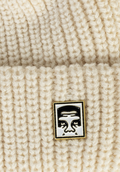 Micro Beanie unbleached Rückenansicht